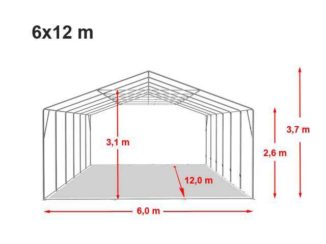 Chapiteau - 36 m² ou 72m²
